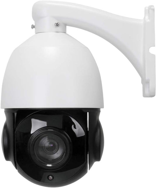 Hsility PTZ Camera Outdoor 2.0MP CVI TVI AHD Coax CVBS 20x Optical Zoom 197ft Night Vision High Speed Star Light Dome Camera W/ RS485 Control and Long Power Cable Supply AC 24V (2.0MP)
